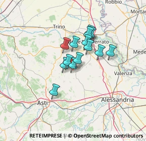 Mappa Cascina Mongetto, 15049 Vignale Monferrato AL, Italia (9.18714)