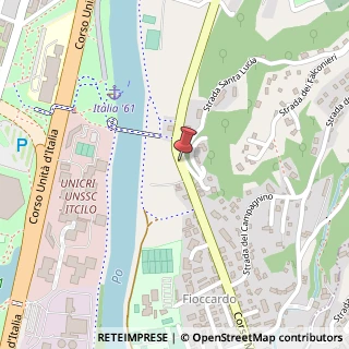 Mappa Corso Moncalieri,  422, 10133 Torino, Torino (Piemonte)