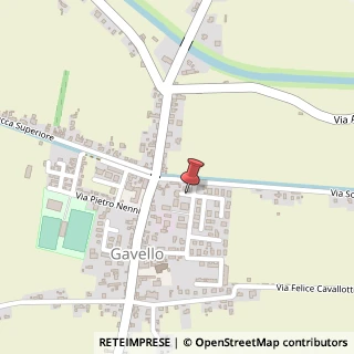 Mappa Via IV Novembre, 180, 45010 Gavello, Rovigo (Veneto)