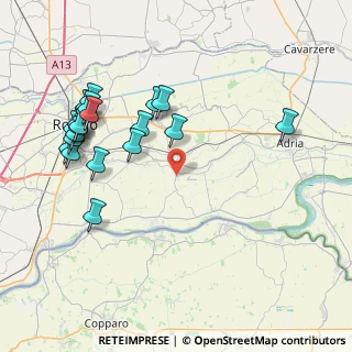 Mappa Via IV Novembre, 45010 Ceregnano RO, Italia (9.0205)