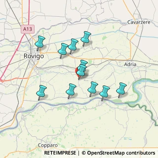 Mappa Via IV Novembre, 45010 Ceregnano RO, Italia (6.09909)