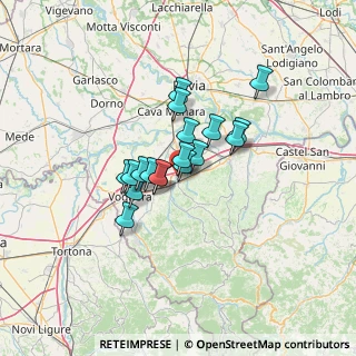 Mappa Via Salvo D'Acquisto, 27045 Casteggio PV, Italia (8.87944)