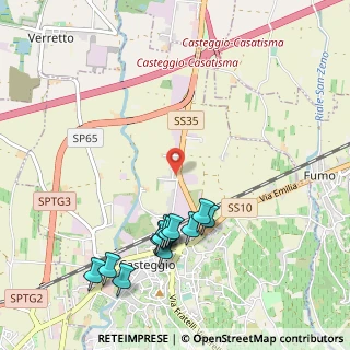 Mappa Via Salvo D'Acquisto, 27045 Casteggio PV, Italia (1.135)