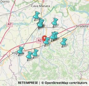 Mappa Via Salvo D'Acquisto, 27045 Casteggio PV, Italia (5.8025)