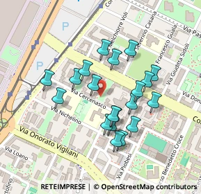 Mappa Via Cercenasco, 10135 Torino TO, Italia (0.1955)