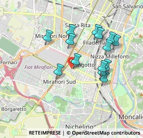 Mappa Via Cercenasco, 10135 Torino TO, Italia (1.68143)