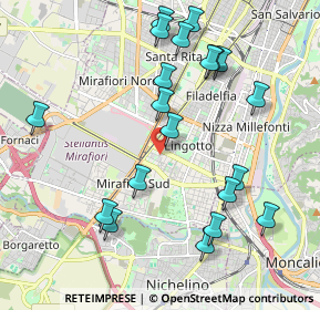 Mappa Via Cercenasco, 10135 Torino TO, Italia (2.1985)