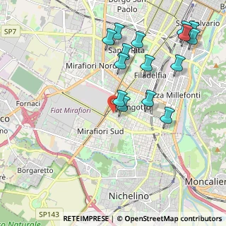 Mappa Via Villadeati, 10135 Torino TO, Italia (2.256)