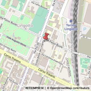 Mappa Strada Basse del Lingotto, 7, 10127 Torino, Torino (Piemonte)