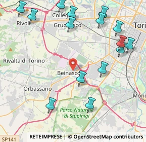 Mappa Via Avigliana, 10092 Beinasco TO, Italia (5.26533)