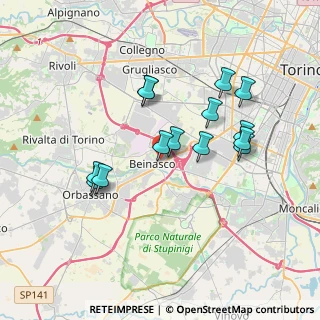 Mappa Via Avigliana, 10092 Beinasco TO, Italia (3.31929)