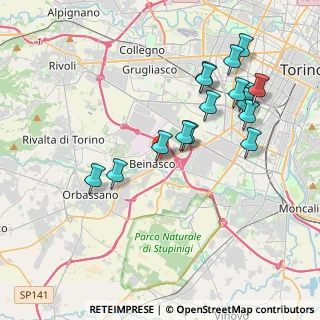 Mappa Via Avigliana, 10092 Beinasco TO, Italia (3.9875)