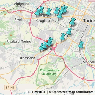 Mappa Via Avigliana, 10092 Beinasco TO, Italia (4.23125)