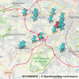 Mappa Via Avigliana, 10092 Beinasco TO, Italia (4.562)