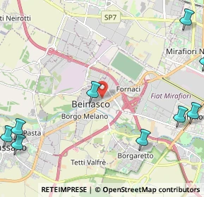 Mappa Via Avigliana, 10092 Beinasco TO, Italia (3.50545)