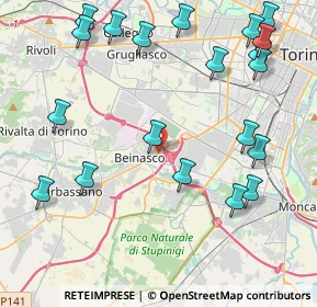 Mappa Strada Torino - CC Le Fornaci, 10092 Beinasco TO, Italia (5.245)
