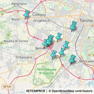 Mappa Strada Torino - CC Le Fornaci, 10092 Beinasco TO, Italia (3.13385)