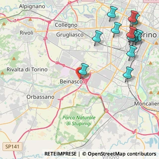 Mappa Strada Torino - CC Le Fornaci, 10092 Beinasco TO, Italia (5.95462)