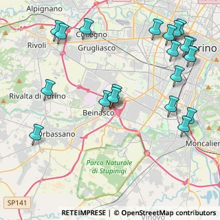 Mappa Strada Torino - CC Le Fornaci, 10092 Beinasco TO, Italia (5.464)