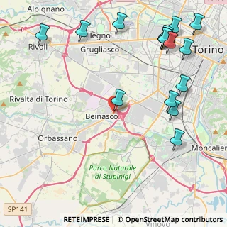 Mappa Strada Torino - CC Le Fornaci, 10092 Beinasco TO, Italia (5.70938)