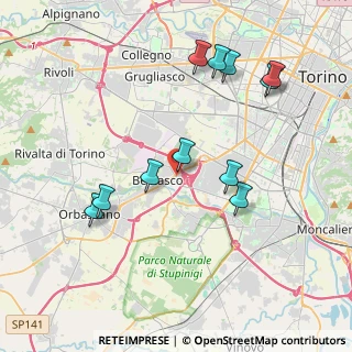 Mappa Strada Torino - CC Le Fornaci, 10092 Beinasco TO, Italia (4.02273)