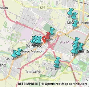 Mappa Strada Torino - CC Le Fornaci, 10092 Beinasco TO, Italia (2.0975)