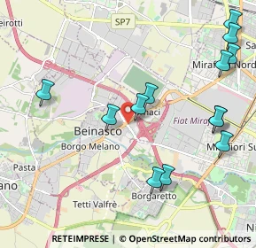 Mappa Strada Torino - CC Le Fornaci, 10092 Beinasco TO, Italia (2.41231)