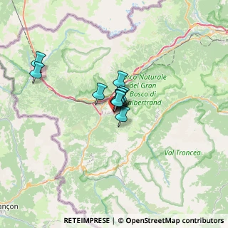 Mappa Via Colle Bourget, 10050 Sauze d'Oulx TO, Italia (3.43182)