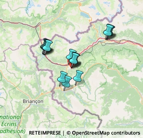 Mappa Via Colle Bourget, 10050 Sauze d'Oulx TO, Italia (10.675)