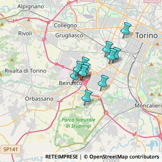 Mappa Ingresso C.C. Le Fornaci, 10092 Beinasco TO, Italia (2.28545)