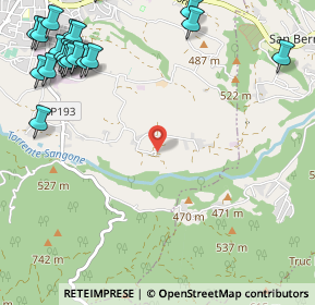 Mappa Borgata Brancard Villa, 10094 Giaveno TO, Italia (1.625)