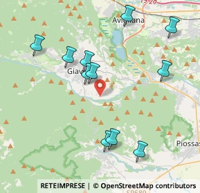 Mappa Borgata Brancard Villa, 10094 Giaveno TO, Italia (4.25727)