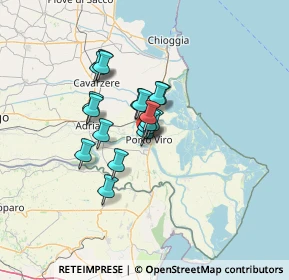 Mappa Via Navi Romane, 45014 Porto Viro RO, Italia (8.55944)