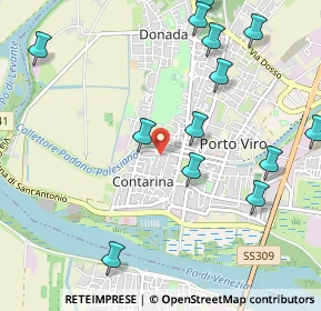 Mappa Via Navi Romane, 45014 Porto Viro RO, Italia (1.25923)