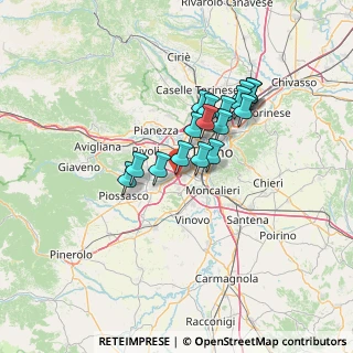 Mappa E70, 10092 Beinasco TO, Italia (10.46471)