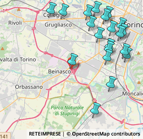 Mappa A55, 10092 Beinasco TO, Italia (5.126)