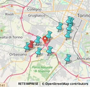 Mappa E70, 10092 Beinasco TO, Italia (3.33083)