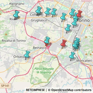 Mappa E70, 10092 Beinasco TO, Italia (5.473)