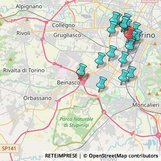 Mappa E70, 10092 Beinasco TO, Italia (5.363)