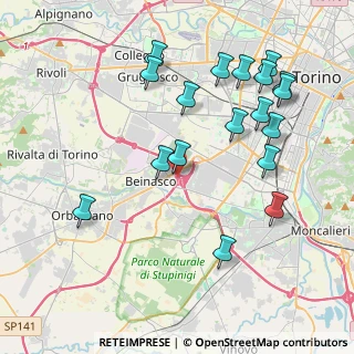Mappa E70, 10092 Beinasco TO, Italia (4.40389)