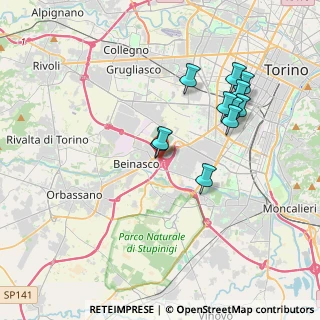 Mappa E70, 10092 Beinasco TO, Italia (3.49273)