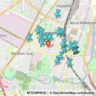 Mappa Via Michele Kerbaker, 10127 Torino TO, Italia (0.8155)