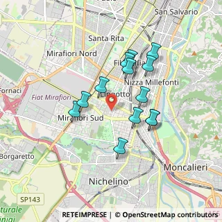 Mappa Via Michele Kerbaker, 10127 Torino TO, Italia (1.50692)