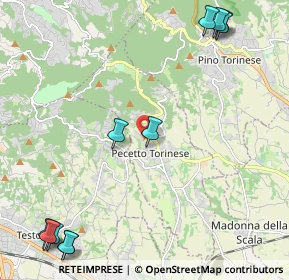 Mappa Strada Antegnasco, 10020 Pecetto , Italia (3.11636)
