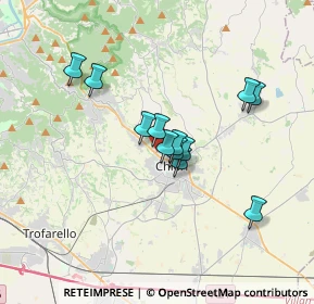 Mappa Via Tetti Borra, 10023 Chieri TO, Italia (2.6775)