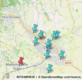 Mappa Via Tetti Borra, 10023 Chieri TO, Italia (1.60273)