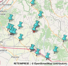 Mappa Via Serra, 14021 Buttigliera d'Asti AT, Italia (9.298)