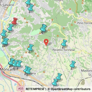 Mappa Strada Paniasso, 10024 Moncalieri TO, Italia (3.2735)