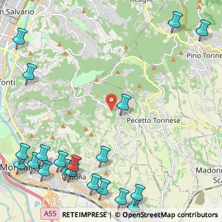 Mappa Strada Paniasso, 10024 Moncalieri TO, Italia (3.5115)