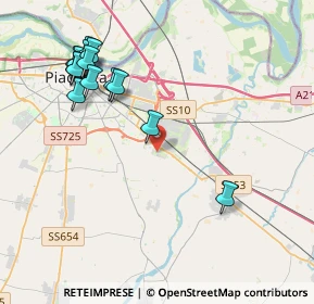 Mappa Via Gabriele Villani, 29122 Piacenza PC, Italia (4.56571)